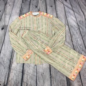 Vintage silk two piece